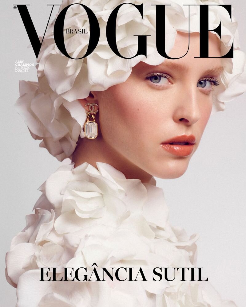 Abby Champion Covers Vogue Brazil January 2021 by Hick Duarte Abby Champion Covers Vogue Brazil January 2021 by Hick Duarte